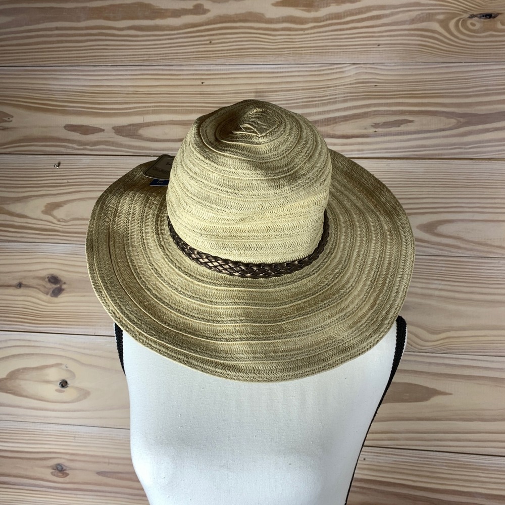 San Diego Hat Company Cowboy Hat Womens OS Tan Straw‎ Adjustable SPF Outdoor